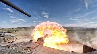 Abrams Tanks Live Fire Range • Crew POV