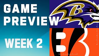 Baltimore Ravens vs. Cincinnati Bengals | 2023 Week 2 Game Preview