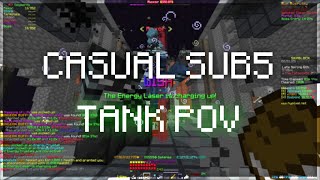 CASUAL SUB5 TANK POV | HYPIXEL SKYBLOCK