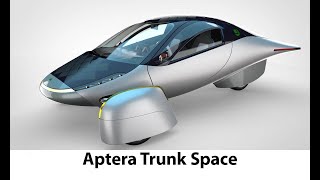 How much trunk space does the Aptera have anyway?