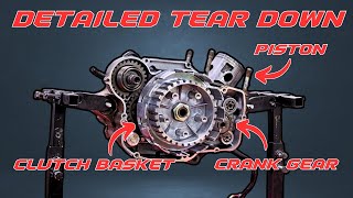 Explaining Every Part In A Two Stroke Dirt Bike Engine WITH Engine Teardown