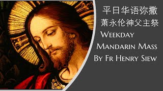 2022年9月8日   华语弥撒  萧永伦神父主祭  Mandarin Mass celebrated by Fr Henry Siew