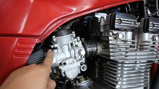 Suzuki GS1100E Mikuni RS34 Carburetor Upgrade