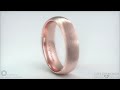 519. best d shaped brushed comfort fit rose gold 6mm wide men s wedding rings cape town south africa