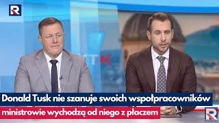 Kanthak: ministrowie wychodzą z gabinetu Tuska z płaczem | W Punkt 1/2