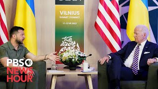 WATCH LIVE: Biden meets Ukrainian President Zelenskyy at NATO summit