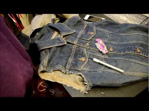 DIY : DENIM JACKET TO VEST QUICKLY DIY : DENIM JACKET TO VEST QUICKLY