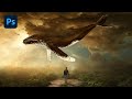 Photoshop for Beginners: How to Create a Fantasy Whale in the Sky