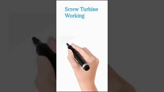 Screw Turbine Working Animation #Shorts #screwturbine