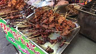 หมูย่างป้าหยุด ตลาดท่าใหม่ ย่างเสร็จใหม่ๆ ร้อนๆ อร่อยจนหยุดกินไม่ได้