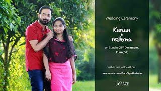 KURIAN  weds RESHMA | WEDDING CEREMONY | 27.12.2020 | GRACE DIGITAL STUDIO