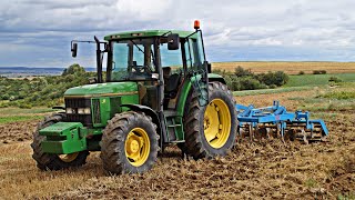 Prace pożniwne u Kowcia!! Czyli wieczorne gruberowanie||John Deere 6400 \u0026 mandam||Agro Zetor Śląsk