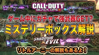 【BO3ゾンビ実況】SHADOWS OF EVIL 強武器はどれ？ミステリーボックス＆リトルアーニーの解説！【謎解き】#13