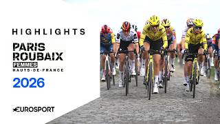 Deutscher Coup im Velodrom | Highlights deutsch | Paris - Roubaix Femmes 2026 | Radsport