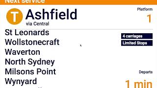 Sydney Trains DVA 5 - Woy Woy-Ashfield via Central