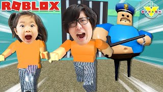 ROBLOX Escaping Jail! Will Daddy and Emma break out!