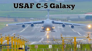 USAF C-5 Galaxy comin at ya!