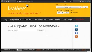 SQL Injection Blind Boolean Based
