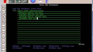 AS/400 & IBM i SQL Create Table 1
