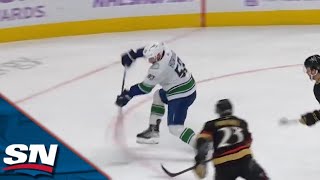 Bo Horvat Buries With One Second Remaining In 2nd Period