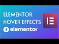 How to Add Hover Effects to WordPress Using Elementor | Elementor Tutorial 2022