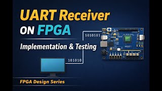 UART Receiver Implementation on FPGA using Verilog | Basys-3 | FPGA Design Series