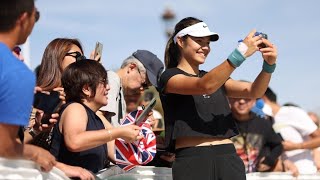 "Emma loves her fans more than tennis": Raducanu takes selfies with injured wrist in Indian Wells