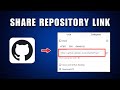 How To Share Github Repository Link 2026 | Copy Repository Link From Github
