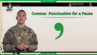 Commas--USAICoE Writing Program
