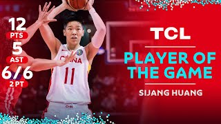 Sijang Huang 🇨🇳 | 12 PTS | 5 AST | 6/6 2PT | TCL Player of the Game