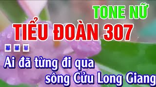 karaoke tiểu đoàn 307 - tone nữ - nhạc sống Trà Bến Tre