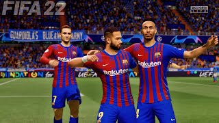 Barcelona vs Manchester City Ft. Aubameyang, Depay, Pedri, | UEFA Champions League | Gameplay