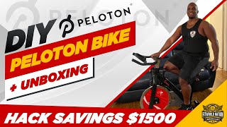 $400 DIY Peloton Bike Hack + Unboxing How to set-up and save $1500