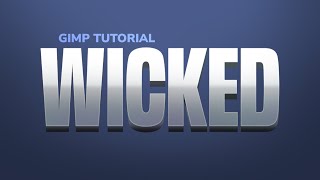 GIMP Tutorial: 3D Text Effect