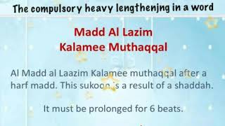 MADD LAZIM KALAMEE MUTHAQQAL, MUKHAFAF