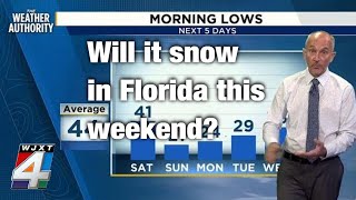 Will it snow in Florida this weekend? | Chief Meteorologist Richard Nunn discusses the possibility