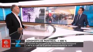 Zone économie | Hausse de 400 % à l'aéroport de Montréal