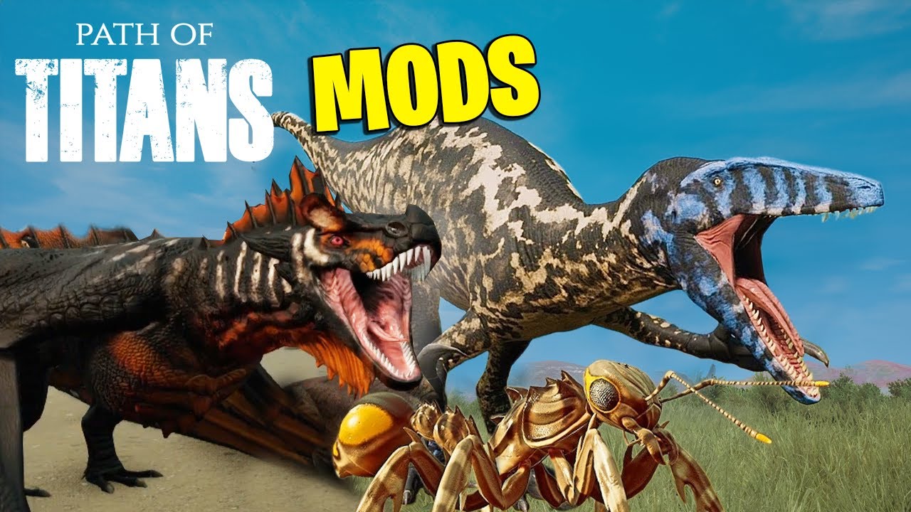 Todos Los Mods Path Of Titans Youtube