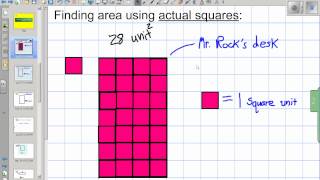 Lesson 8: What is Area and How to find Area of a rectangle