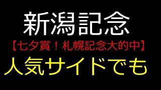 【暗号馬券予想】新潟記念 2018   人気サイドでも軸は堅軸