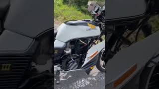 草刈機！？いいえ、CB400Nです。