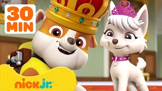 PAW Patrol Royalty Rescues & Adventures! w/ Rubble and Sweetie 👑 30 Minutes | Nick Jr.