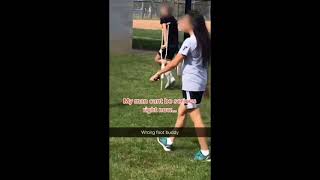 kid walks on wrong leg while faking leg injury..