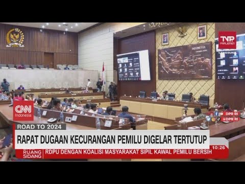 Rapat Dugaan Kecurangan Pemilu Digelar Tertutup - YouTube