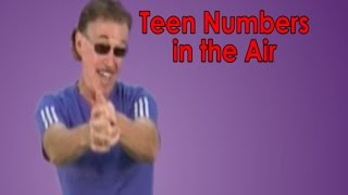 Teen Numbers | Numbers in the Teens | Teen Numbers In The Air | Jack Hartmann