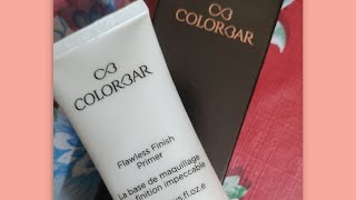 *New*#Colorbar flawless finish primer review|silicon based primer for open pores|summer makeup base|