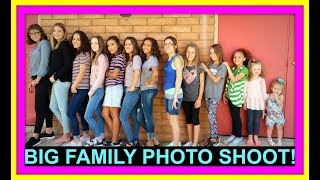 BIG FAMILY PHOTO SHOOT! | ADDISON BIRTHDAY | DANCE PARTY
