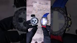 Rolex DiW Daytona: Quartz Fiber VS NTPT Carbon Fiber. Which One Is Better? #shorts #rolexdaytona