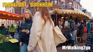 Walking in Frankfurt's Bornheim, Germany [4K60]