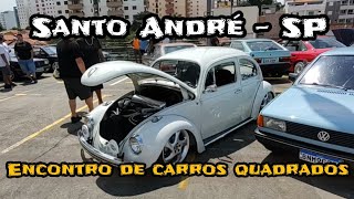 OLHA SÓ VÁRIOS CARROS ANTIGOS QUADRADOS NO ENCONTRO DO MERCADO CAR DE SANTO ANDRÉ #classiccars